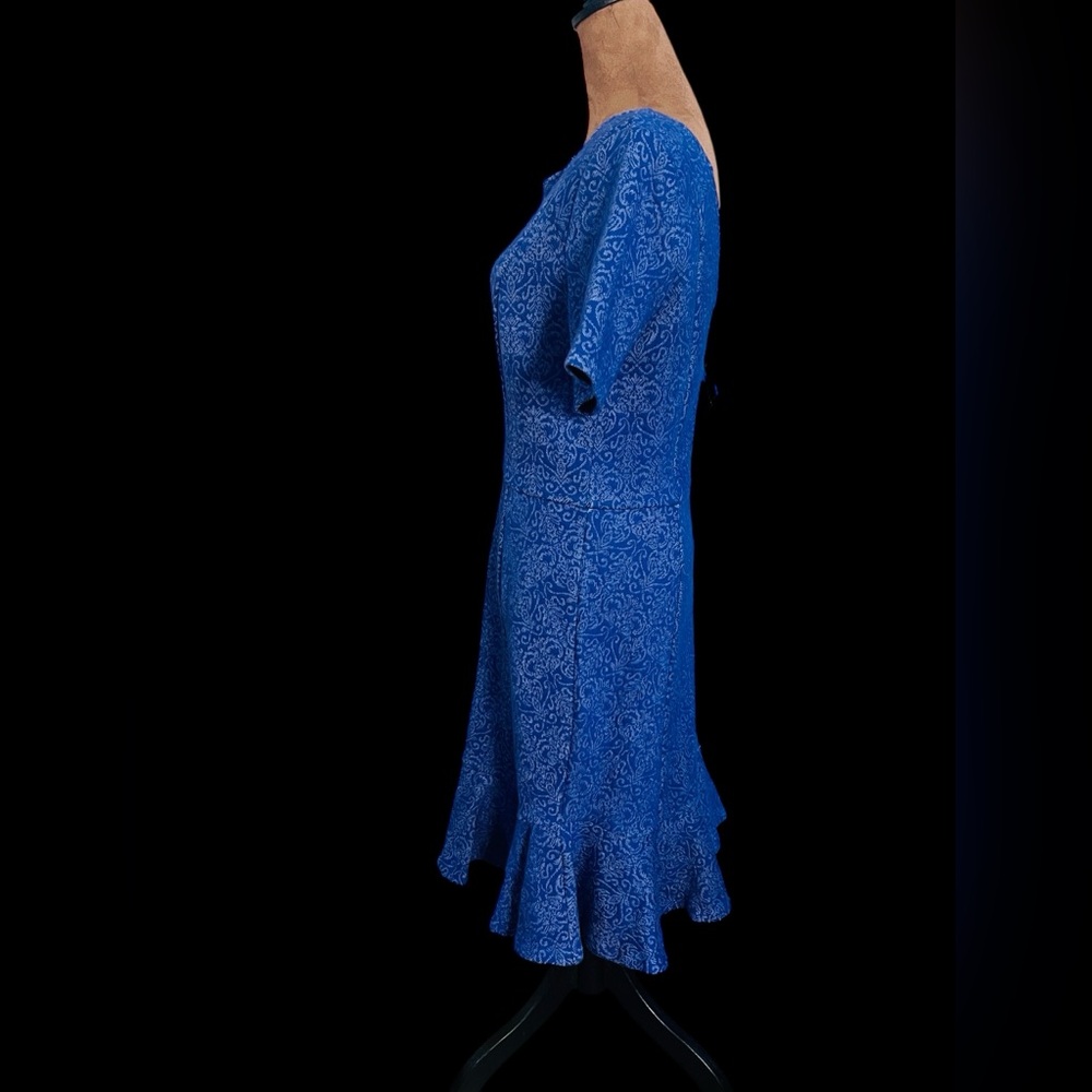 NWT Sz 8 y Flounced Sheath dress by HD in Paris - Picture 2 of 9